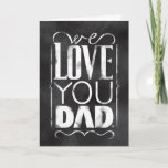 We Love You Dad Card<br><div class="desc">Hand drawn father's day card,  designed to let your dad know just how much you mean to him.</div>