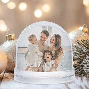 We Love You Dad Custom Snow Globe