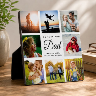 We love you Dad   Modern Instagram Family Photo Plaque