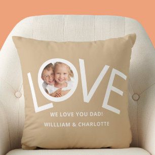 We love You Dad Photo Cushion
