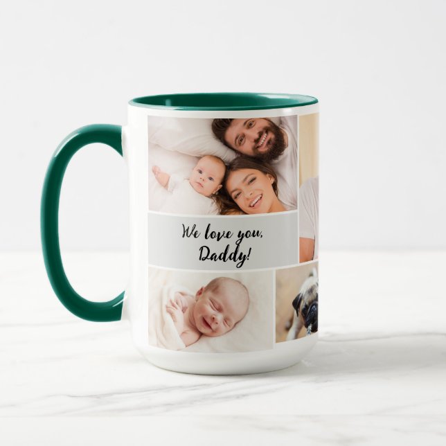 We love you Daddy! First father's day Photo  Mug (Left)