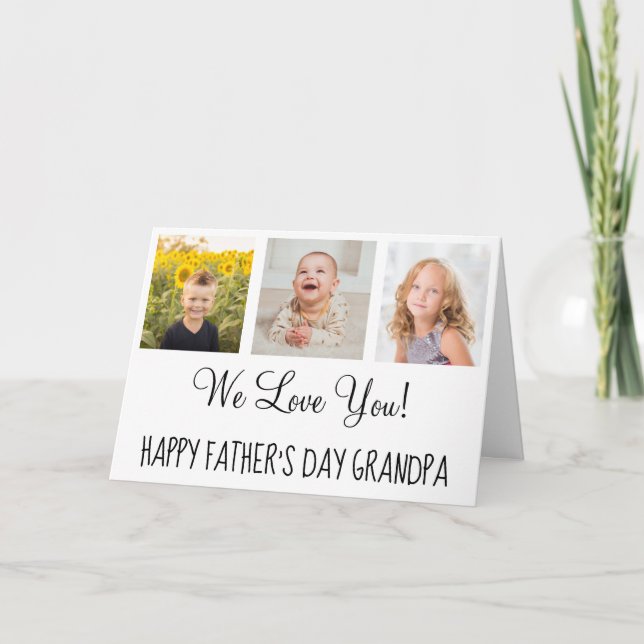 We Love You! Father's Day Card (Front)