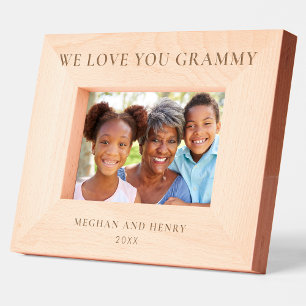 We Love You Grammy Personalised Photo Frame Gift