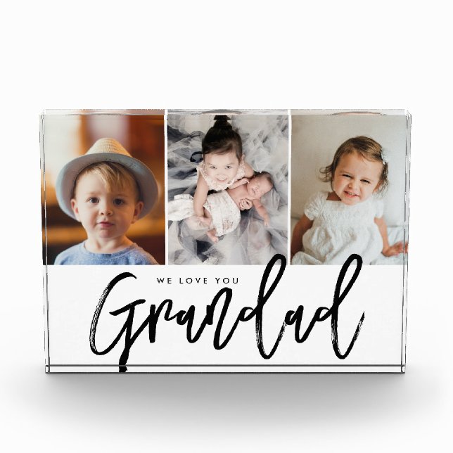We love you grandad Grandchildren photos (Front)