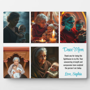 We Love You Grandma 5-Photo Plaque