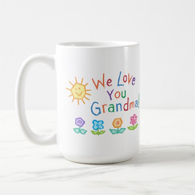 We Love You Grandma Classic Mug (Left)