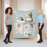 We Love You Grandma Grandkids Photo Collage Fleece Blanket<br><div class="desc">Simple and so sweet and thoughtful, this custom blanket says "We Love you Grandma" in trendy modern typefaces along with the children's names. A stylishly arrange collage that includes 5 of your chosen photos makes a wonderful keepsake to treasure through the years. Handdrawn doodle hearts accent the design to add...</div>