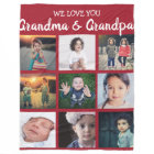 We Love You Grandma & Grandpa Photo Collage