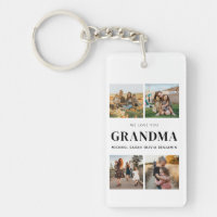We Love You Grandma Personalised 4 Photo Collage