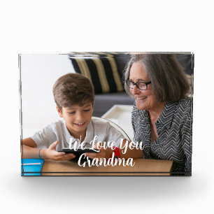 We Love You grandma  Photo Block