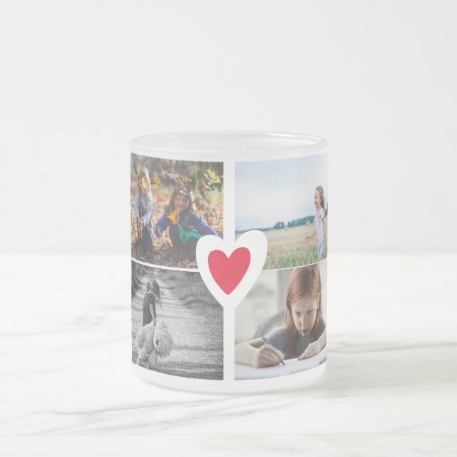 We Love You Grandma Photo Collage Mug (Center)