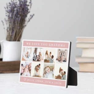 We Love You Grandma Plaque