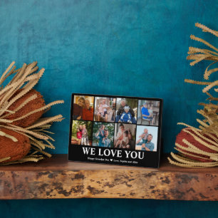 We Love You   Grandpa Day Custom Photo Plaque