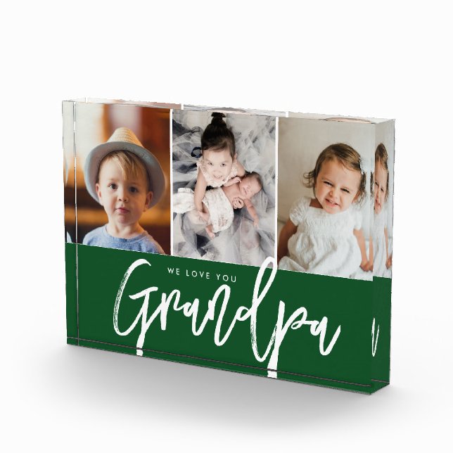We love you Grandpa Grandchildren photos (Right)