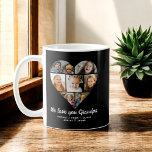 We Love You Grandpa Heart Instagram Photo Coffee Mug<br><div class="desc">The Handwritten We Love You Grandpa Instagram Photo Mug.</div>