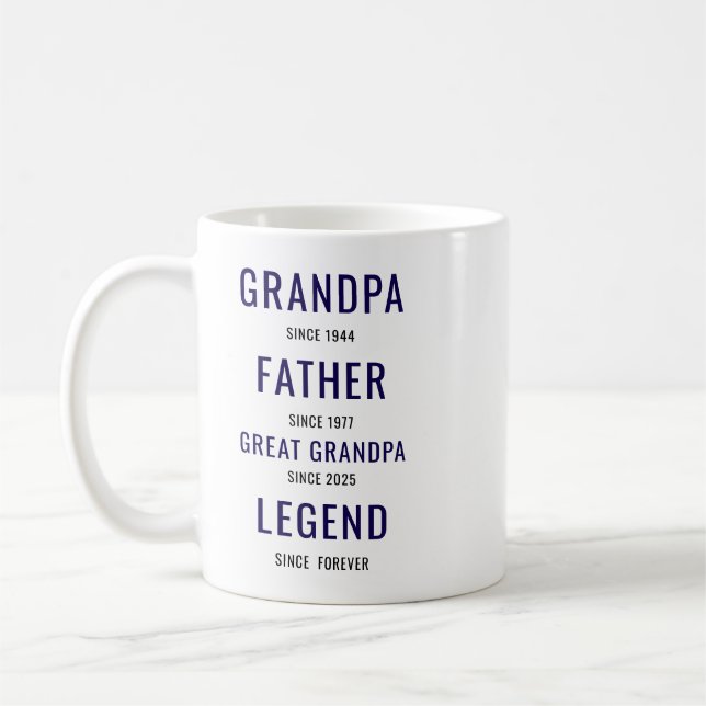 We Love You Grandpa Mug | Happy Grandparents Day (Left)