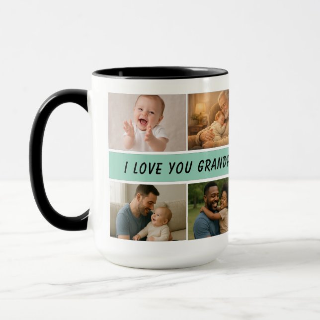 We Love You Grandpa Mug | Happy Grandparents Day (Left)
