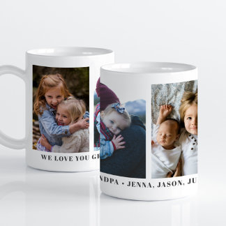 We Love You Grandpa Personalised Custom Mug