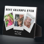 We Love You Grandpa Personalised Photo Collage Plaque<br><div class="desc">We Love You Grandpa Personalised Photo Collage</div>