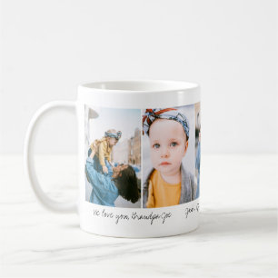 We Love You Grandpa Photo Collage Mug