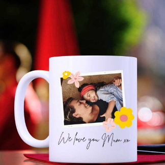 We Love You Maa World Best Modern print White Mug