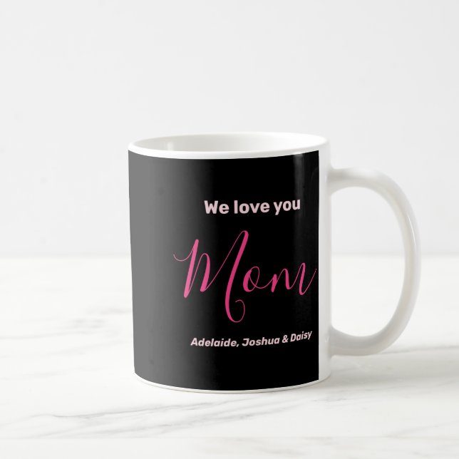 We Love You Mom Nk Minimalist  Coffee Mug (Right)