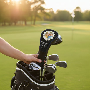 We Love You More Than Birdies Photo Black White Golf Head Cover