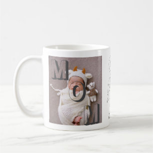 We Love You, Mum! Custom 2-Photo Collage Mug