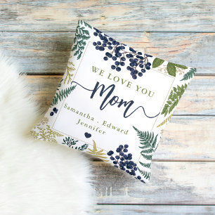 We love you mum custom mother's day gift  cushion