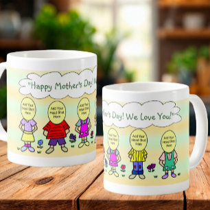 We Love You Mum Gift Coffee Mug