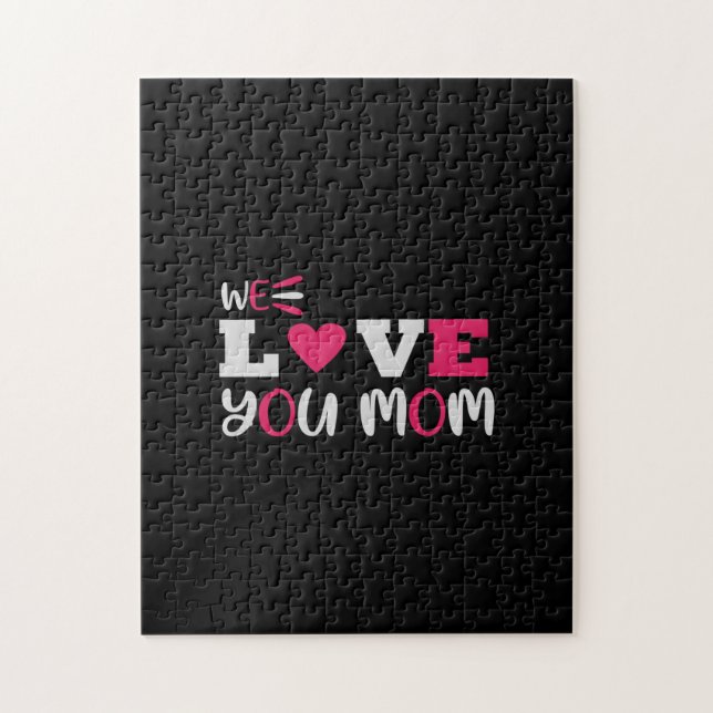 we love you mum jigsaw puzzle (Vertical)