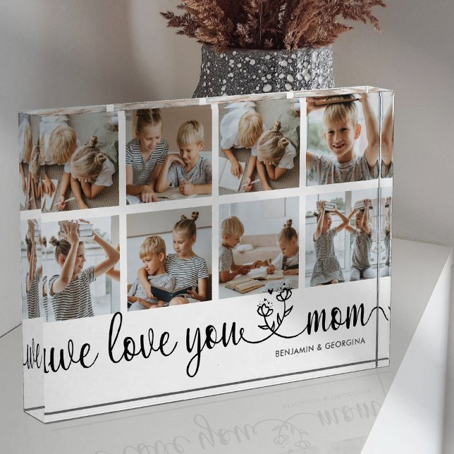 We Love You Mum Photo Block (Creator Uploaded)