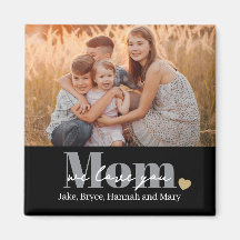 We Love You Mum Photo Gift