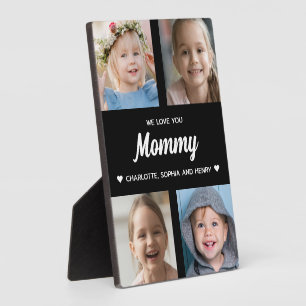 We Love You Mummy Family Keepsake Photo Collage  Plaque