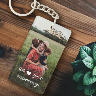 We Love You Mummy Photo Key Ring