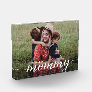 We love you mummy Script Custom photo template