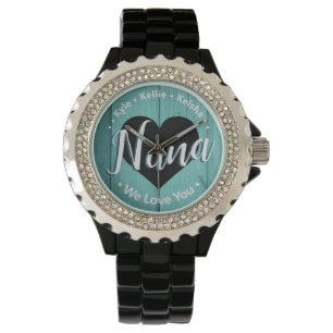 We Love You Nana Grandkid Names eWatch Watch