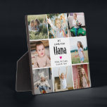 We Love You Nana' Photo Collage Gift Plaque<br><div class="desc">Create your very own unique gift for Grandma with this adorable photo collage display plaque. Showcase 8 of your favourite square photos and personalise it with the sweet message 'We Love You Nana, ' a charming heart, and all the grandchildren's names. This memorable keepsake is perfect for making Grandma feel...</div>