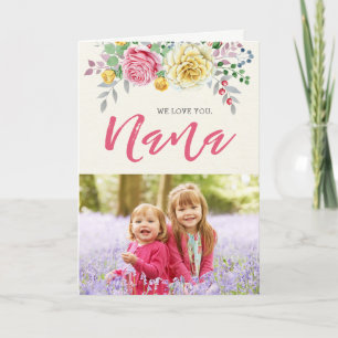 We Love You, Nana Photo Greeting Card
