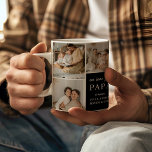 We Love You Papa Elegant Modern 9 Photo Coffee Mug<br><div class="desc">Customise this photo gift and give it to someone very special!</div>
