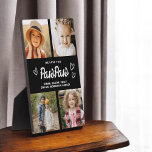 We Love You PawPaw Grandpa Photo Collage Plaque<br><div class="desc">The PawPaw We Love You Heart Modern Photo Collage Plaque is a touching and personalised gift that showcases your love for your grandfather. This beautifully designed plaque features a heart-shaped photo collage, allowing you to add your favourite family pictures in a modern and stylish layout. The heartfelt "We Love You,...</div>