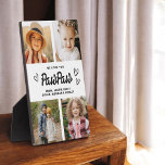 We Love You PawPaw Grandpa Photo Collage Plaque<br><div class="desc">The PawPaw We Love You Heart Modern Photo Collage Plaque is a touching and personalised gift that showcases your love for your grandfather. This beautifully designed plaque features a heart-shaped photo collage, allowing you to add your favourite family pictures in a modern and stylish layout. The heartfelt "We Love You,...</div>
