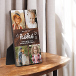 We Love You PawPaw Rustic Wood Photo Collage Plaque<br><div class="desc">The PawPaw We Love You Heart Modern Photo Collage Plaque is a touching and personalised gift that showcases your love for your grandfather. This beautifully designed plaque features a heart-shaped photo collage, allowing you to add your favourite family pictures in a modern and stylish layout. The heartfelt "We Love You,...</div>