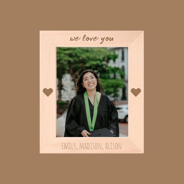 We Love You Personalised Engraved Picture Frame (We Love You Personalized Engraved Picture Frame)