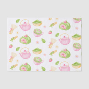 We Love you so Matcha Baby Girl Shower Tissue Paper