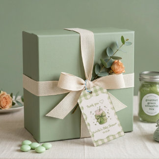 We Love You So Matcha Ribbon Bow Matcha Gift Tags