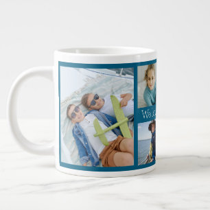We Love You Zayde Grandfather 6 Photo  Large Coffee Mug