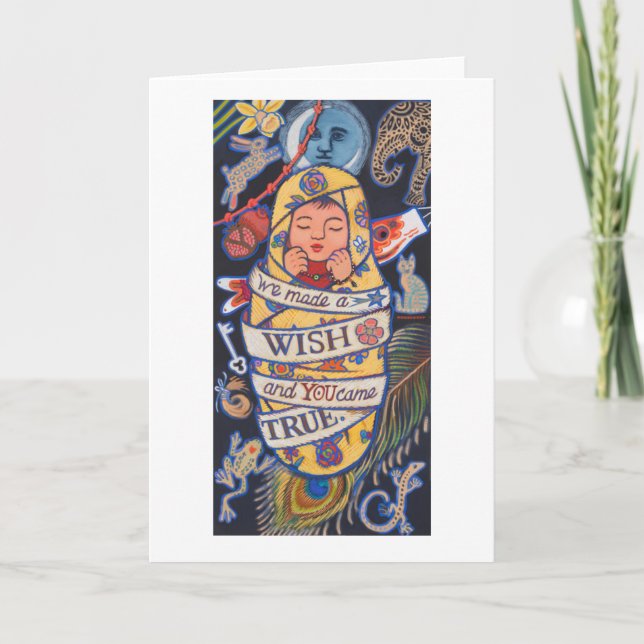 We made a WISH and YOU came TRUE Card (Front)