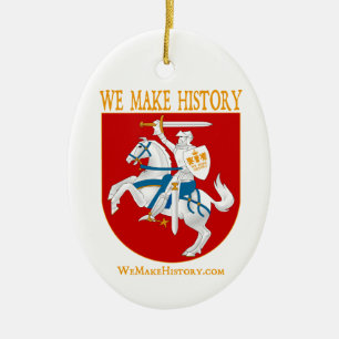 We Make History Ceramic Tree Decoration