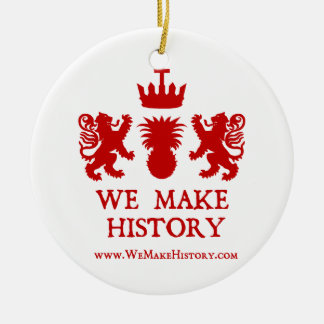 We Make History Ceramic Tree Decoration